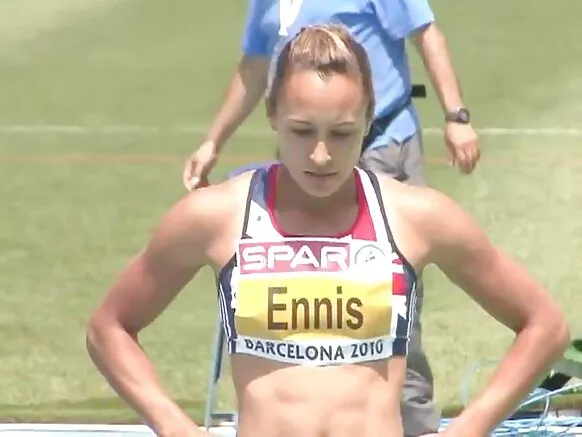 Jessica ennis olimpiiki dudu ebony goolu medal uk kẹtẹkẹtẹ lẹwa ebony ere onihoho ameman.
